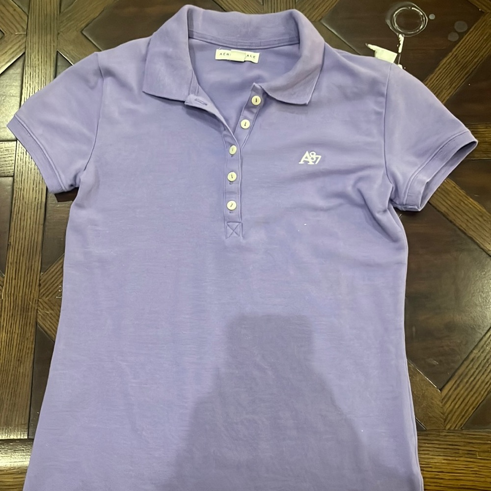 Purple Aeropostale polo, size medium, never worn